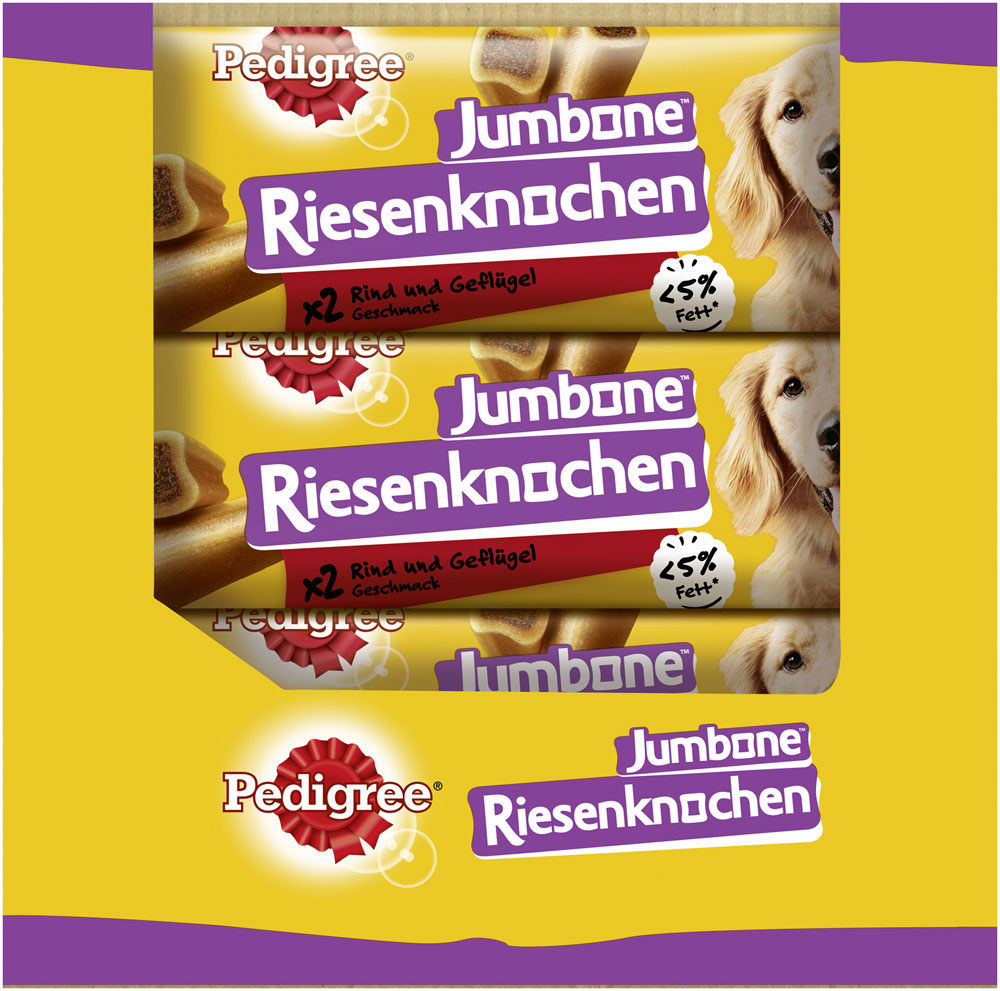 Pedigree - Riesenknochen Medium mit Rind - 1 x 2 Stück - 3