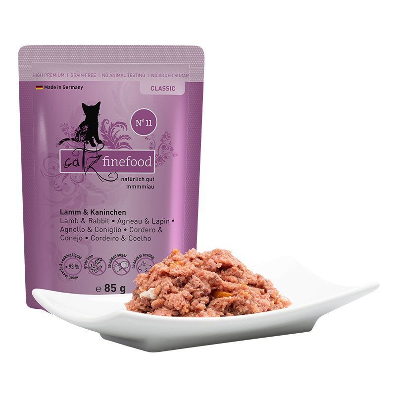 Catz Finefood - CLASSIC Lamm & Kaninchen - 16 x 85g - 3