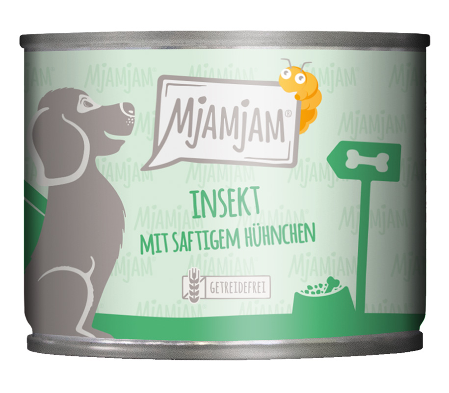 Insekt mit saftigem Hühnchen