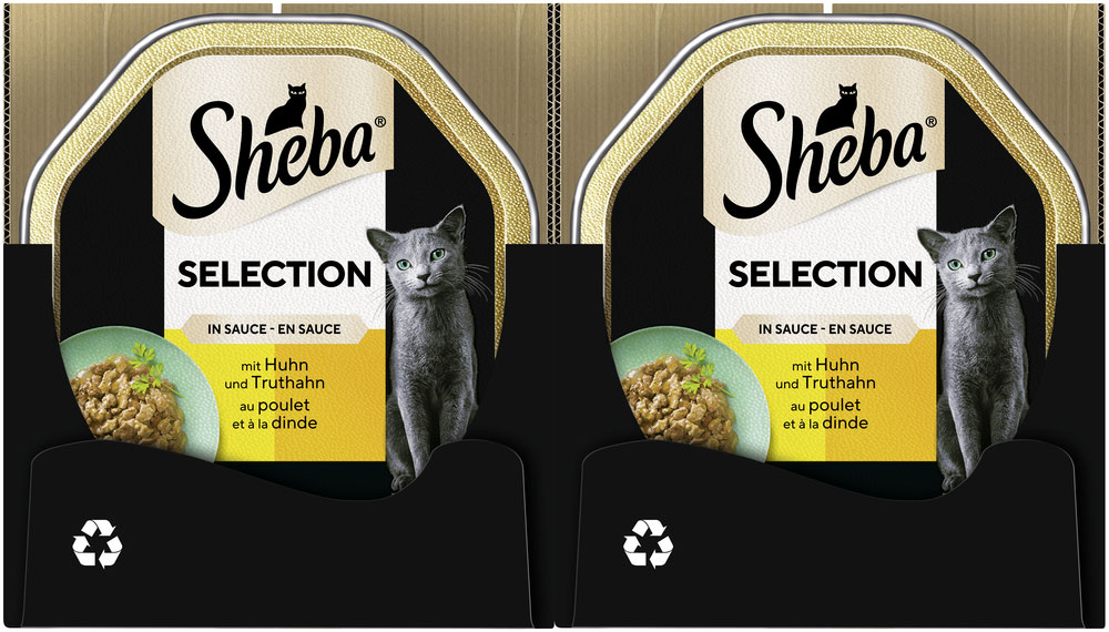 Sheba - Selection Sauce mit Huhn und Truthahn - 22 x 85g - 3