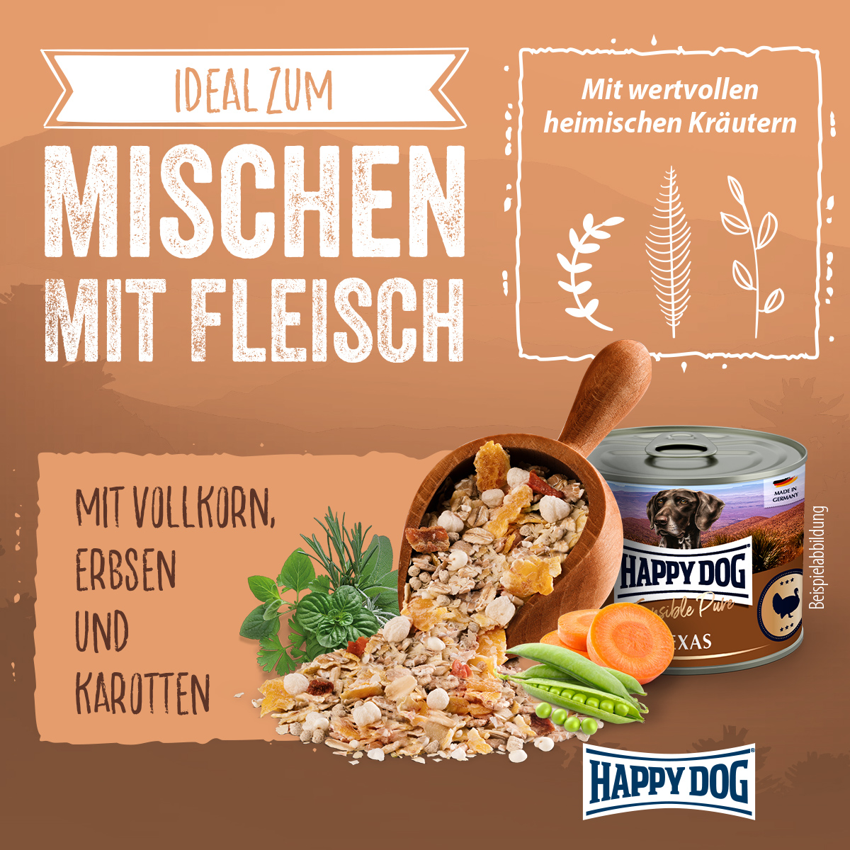Happy Dog - NaturCroq Flocken Mixer - 1 x 10kg - 2