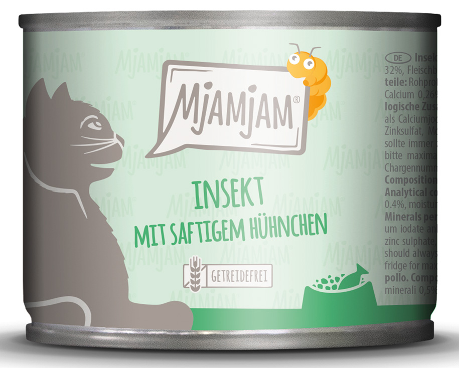 Insekt mit saftigem Hühnchen