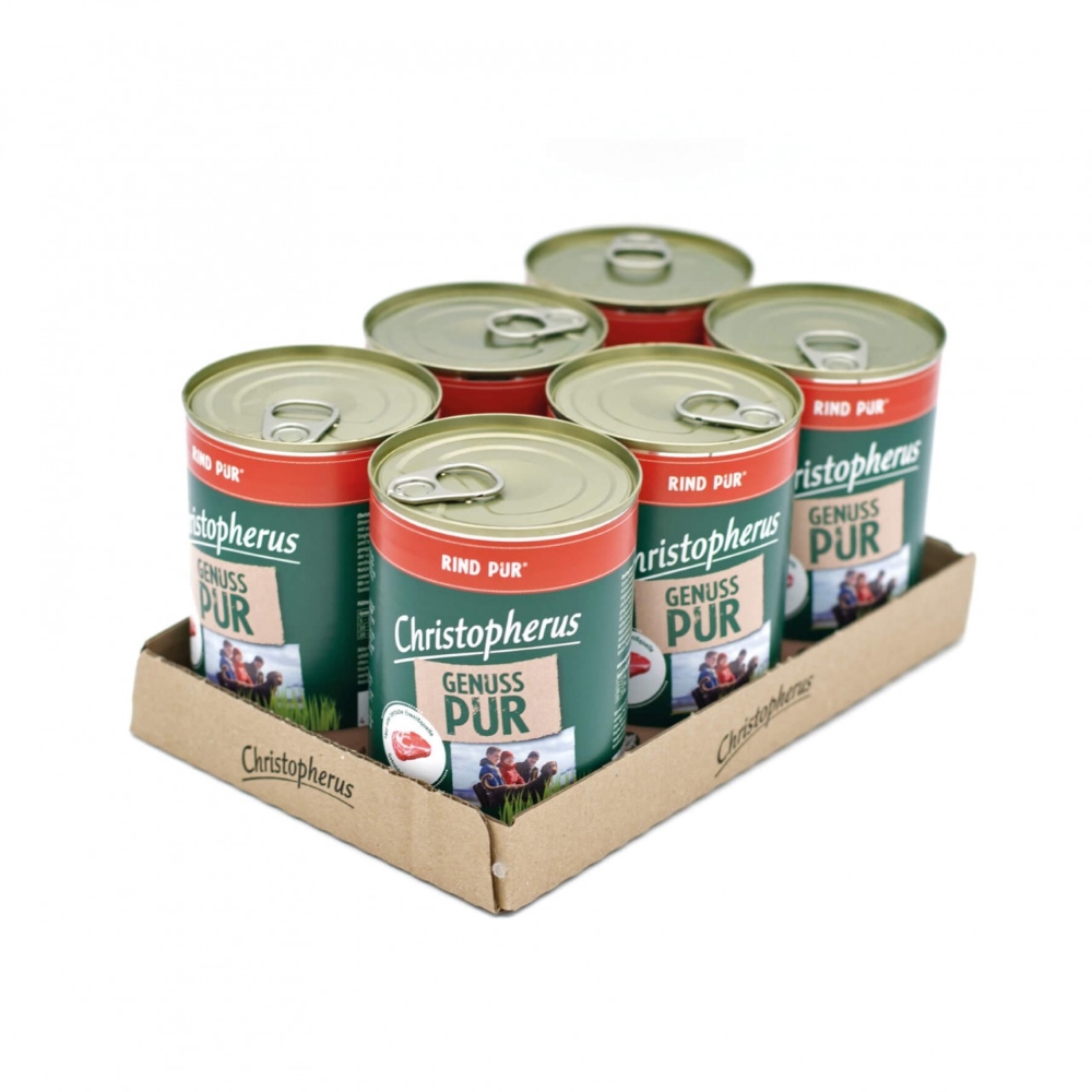 Allco Christopherus - Pur Rind - 6 x 400g - 2