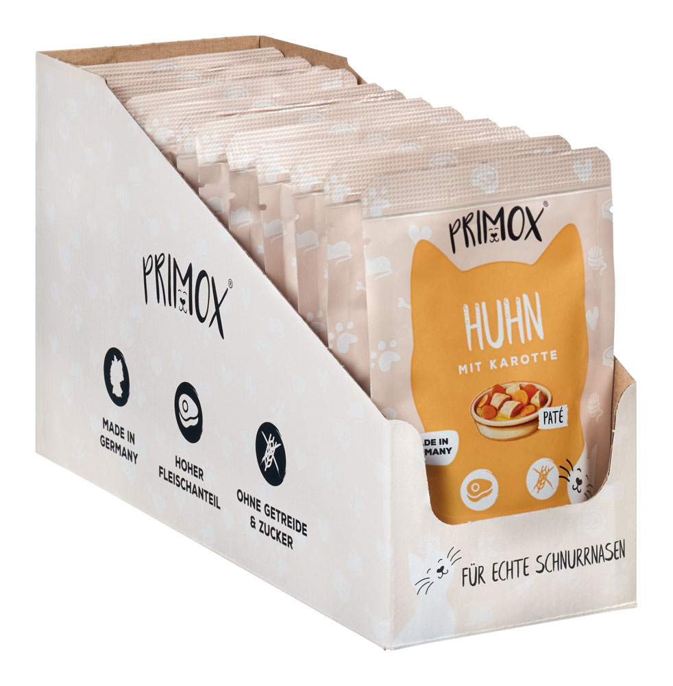 Primox - Katzennassfutter Huhn 85g Pouch - 12 x 85g - 2