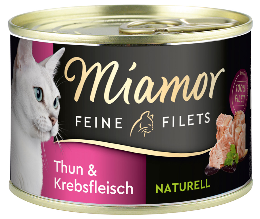 Feine Filets Natur Thunfisch & Krebsfleisch
