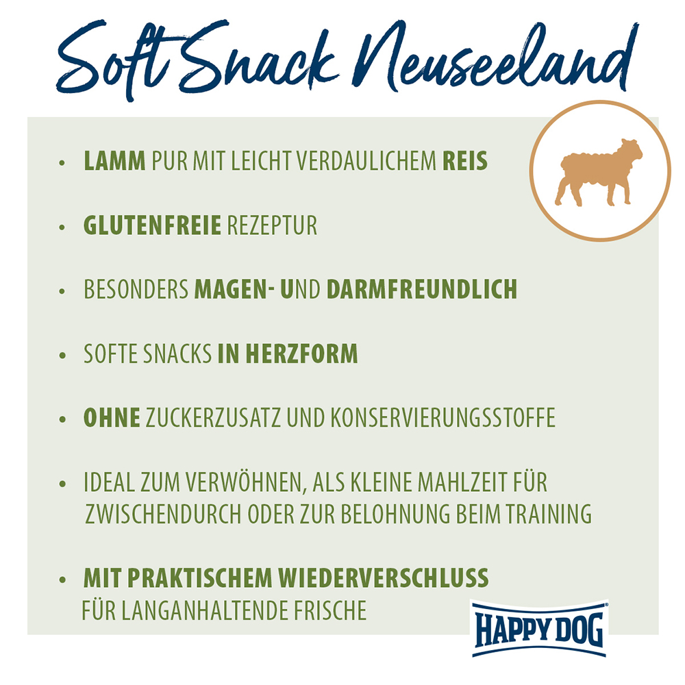 Happy Dog - Soft Snack Neuseeland - 1 x 100g - 2