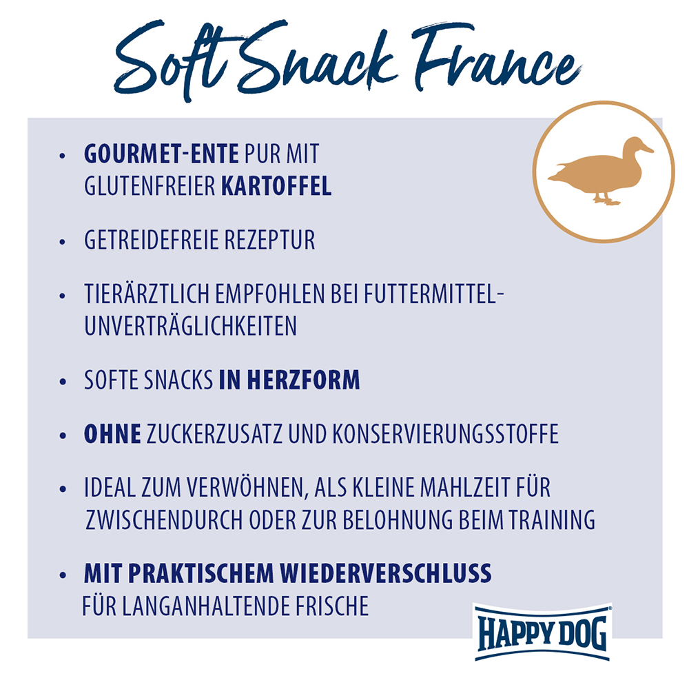 Happy Dog - Soft Snack France - 1 x 100g - 3