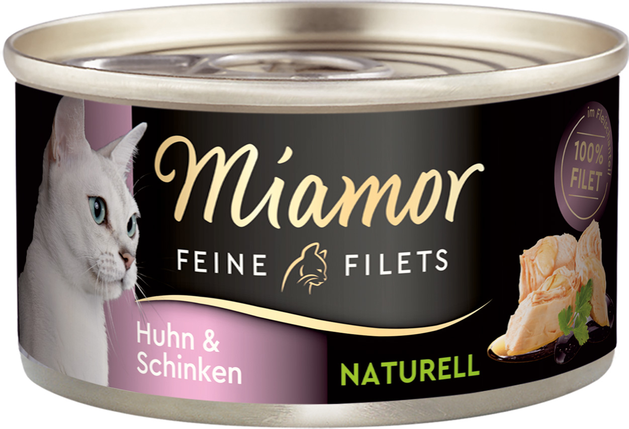 Feine Filets naturelle in Fleischsaft Huhn & Schinken