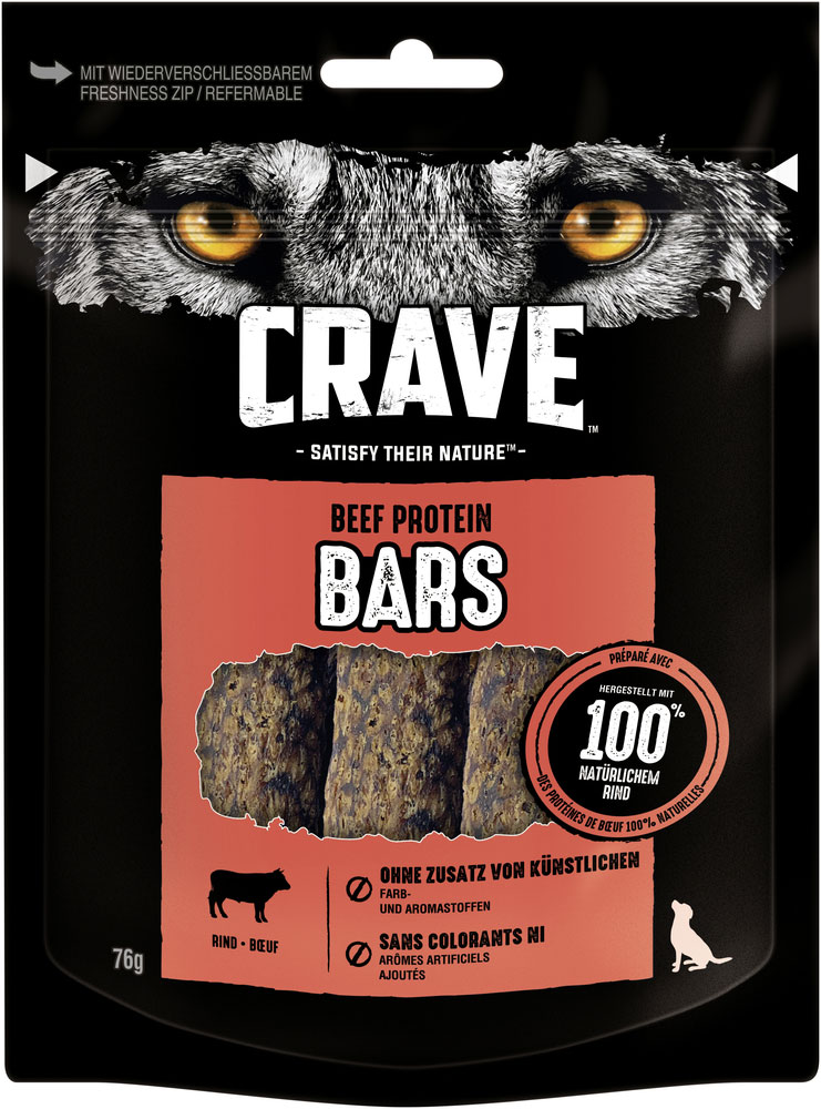 Crave - Protein Bar mit Rind - 1 x 76g - 2