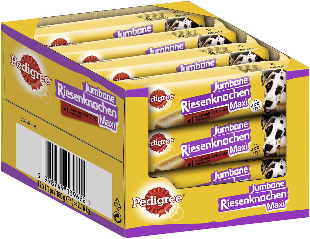 Pedigree - Riesenknochen Maxi mit Rind - 1 x 1 Stück - 2