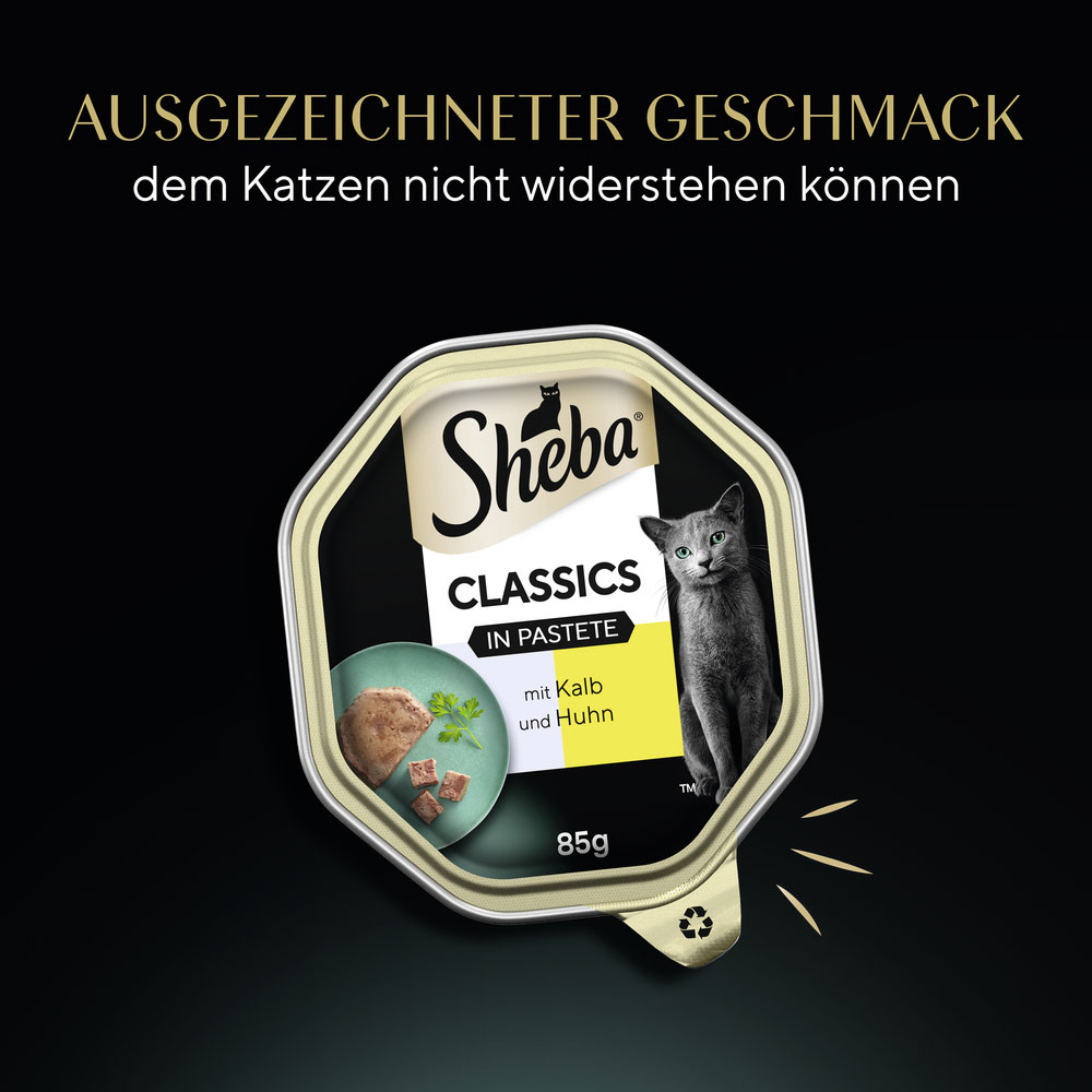 Sheba - Classic Kalb & Huhn - 22 x 85g - 9