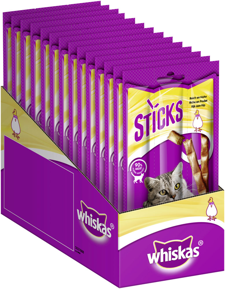 Whiskas - Sticks Huhn 36g - 1 x 36g - 3