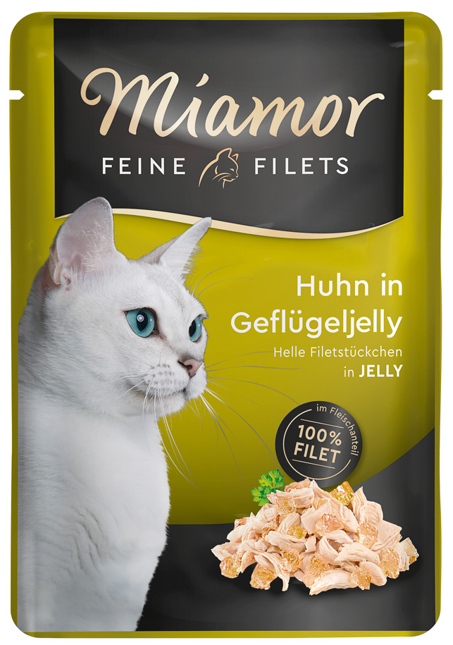 Feine Filets Huhn in Geflügeljelly