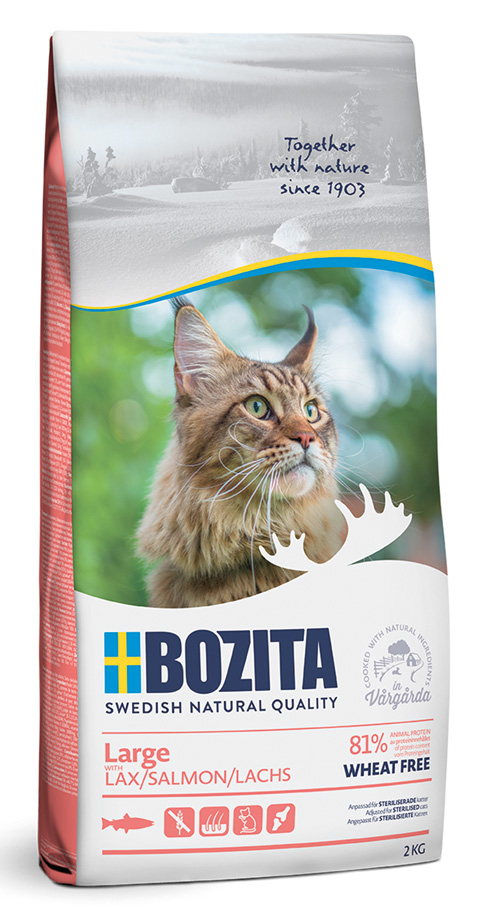 Feline Large Salmon Wheat free