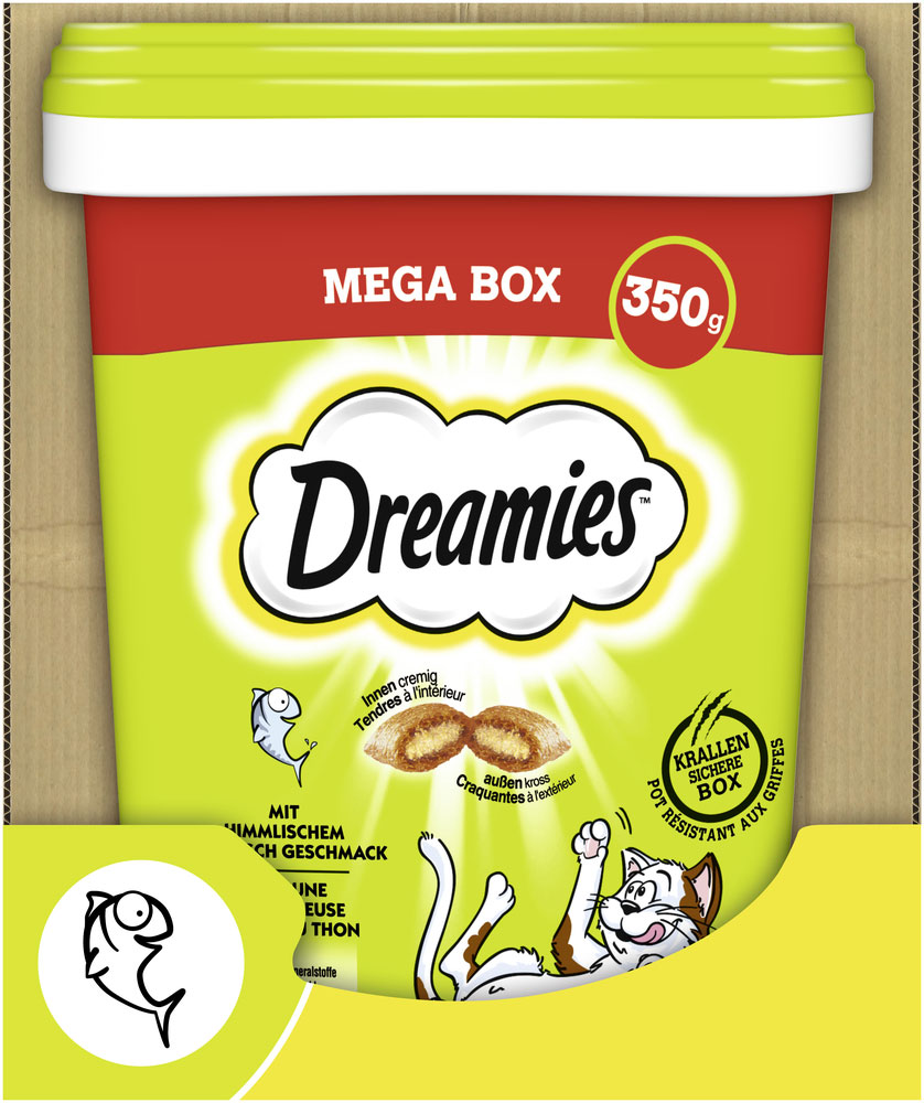 Dreamies - Dreamies Box mit Thunfisch - 1 x 350g - 3
