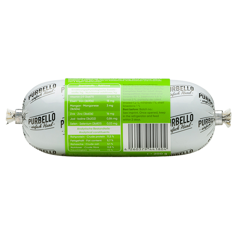 Purbello - Hunderolle mit Pferd - 1 x 200g - 2