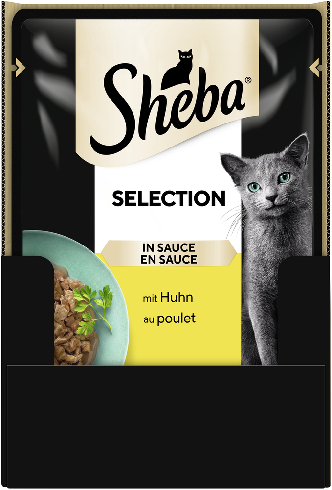 Sheba - Selection in Sauce mit Huhn - 28 x 85g - 3