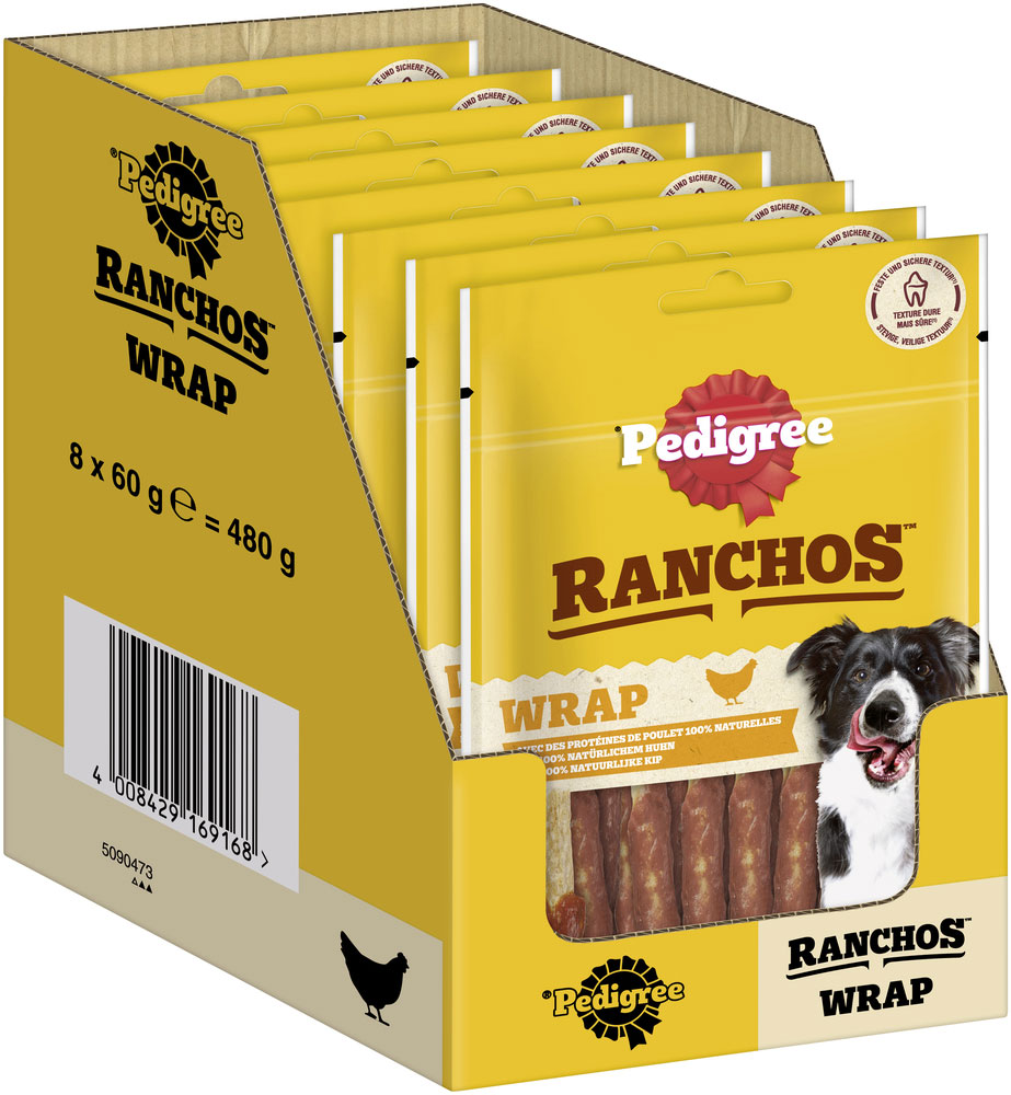 Pedigree - Ranchos Wrap mit Huhn - 1 x 60g - 2