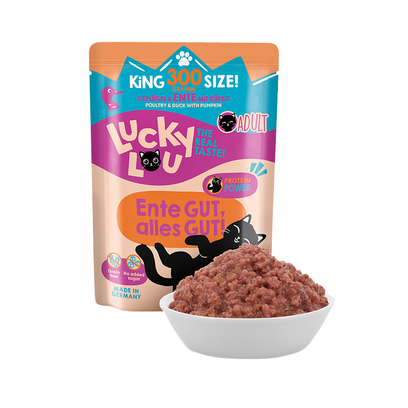 Lucky Lou - Adult Geflügel & Ente - 6 x 300g - 3