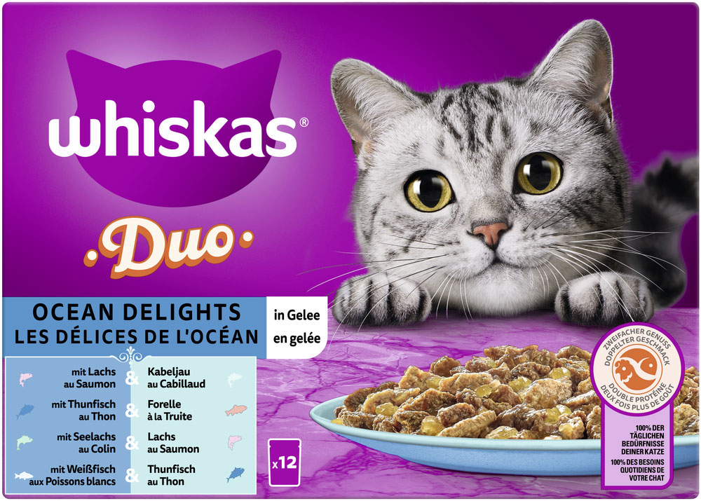 Whiskas Multipack Duo Ocean Delight in Gelee