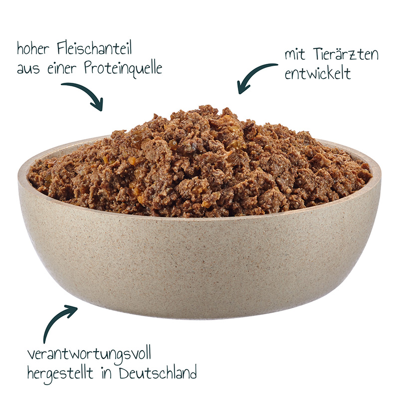 Primox - Hunde Nassfutter MENÜ mit Rind 6 x 400G - 6 x 400g - 2