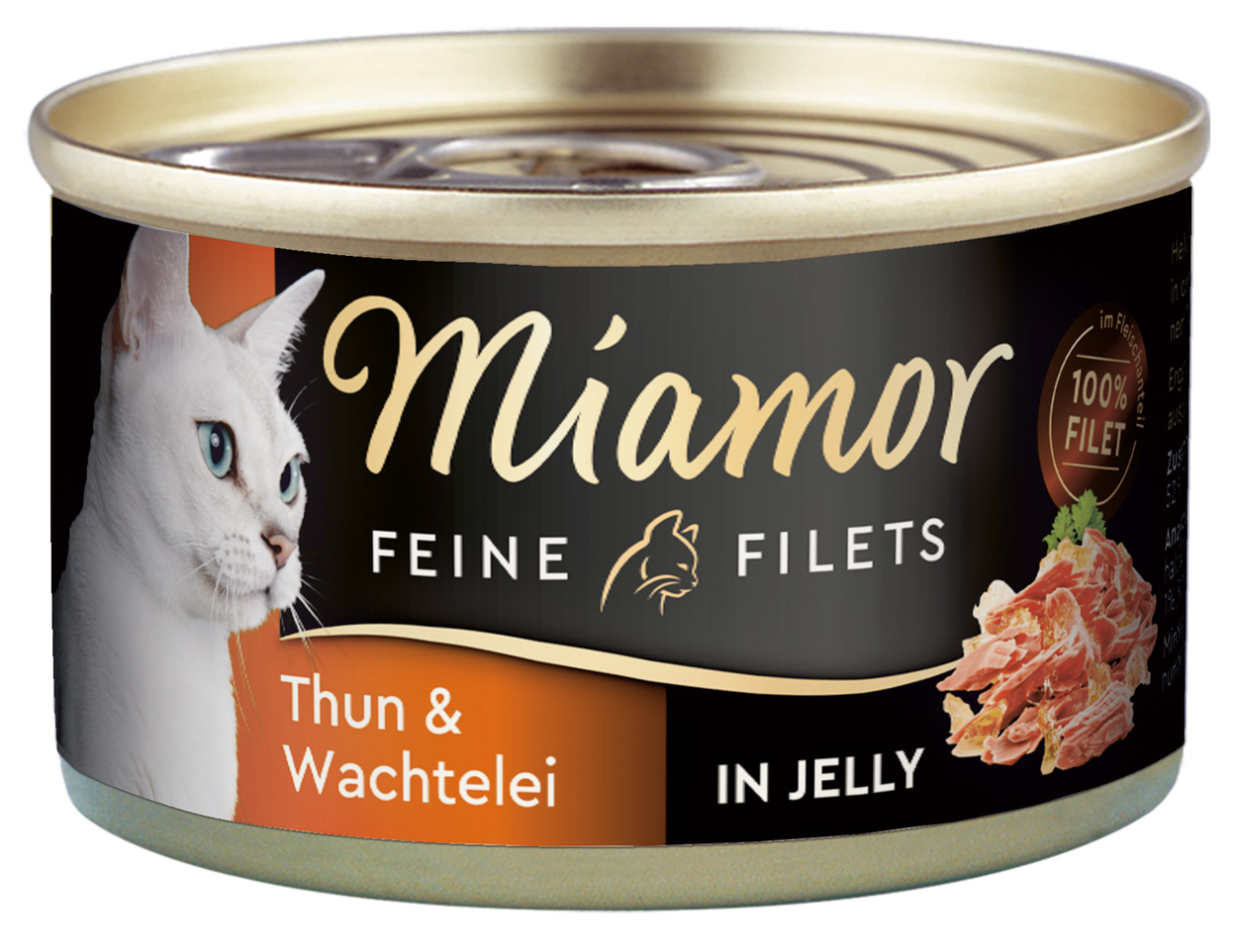 Feine Filets in Jelly Thunfisch & Wachtelei