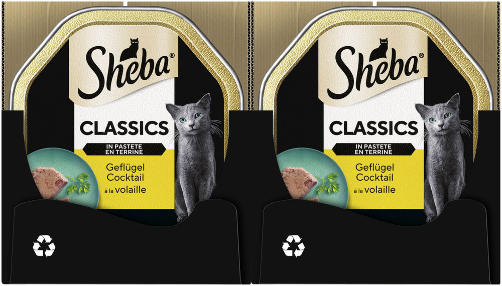 Sheba - Classic Geflügel-Cocktail - 22 x 85g - 4