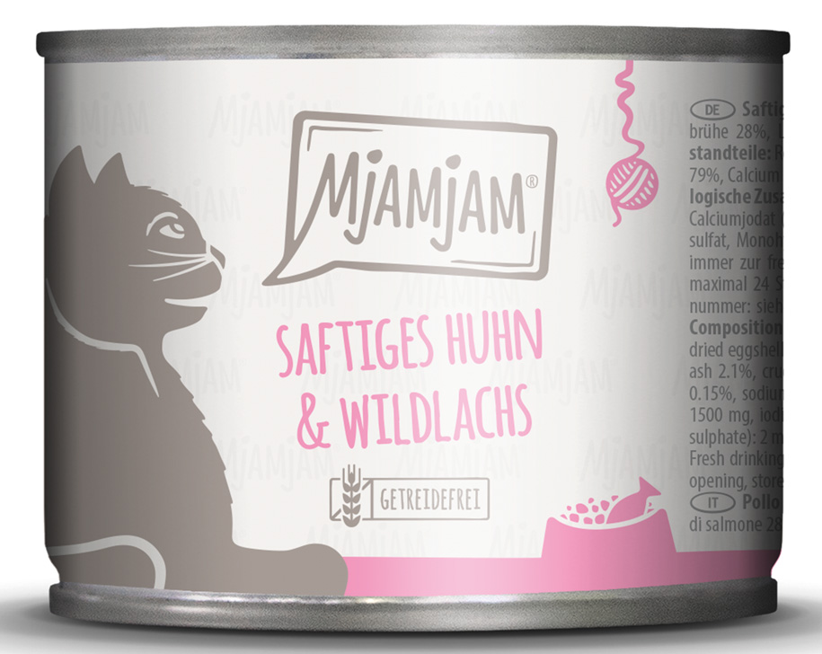 saftiges Huhn und Wildlachs