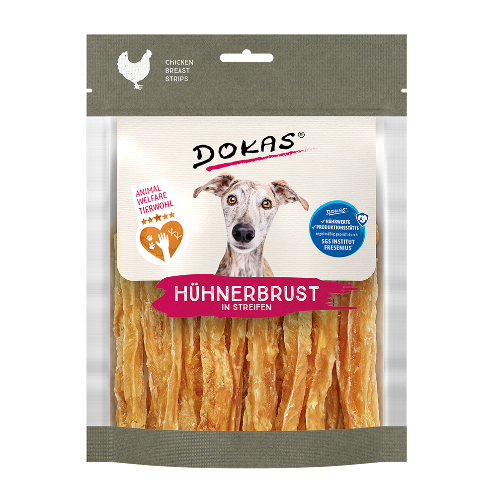 Hühnerbrust in Streifen