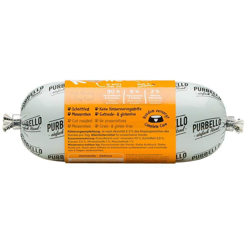 Purbello - Hunderolle mit Ente - 1 x 200g - 5
