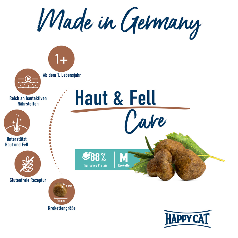 Happy Cat - Care Haut & Fell - 1 x 1,3kg - 2