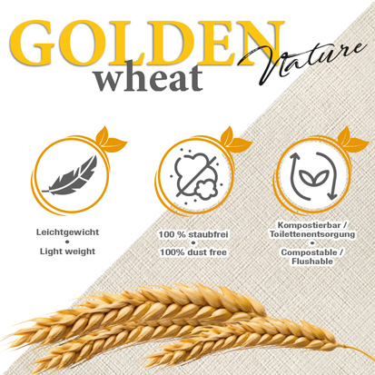Golden Choice - GOLDEN wheat - Nature 18 L - 1 x 18 Liter - 3