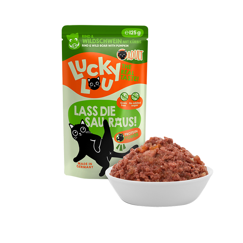 Lucky Lou - Rind & Wildschwein - 16 x 125g - 3