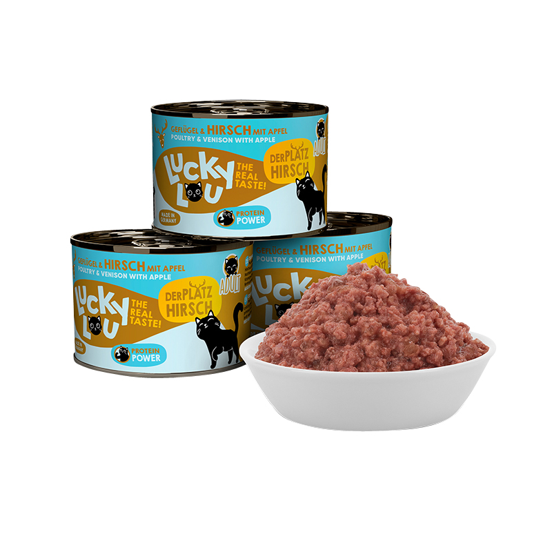 Lucky Lou - Lifestage mit Geflügel & Hirsch - 6 x 200g - 3