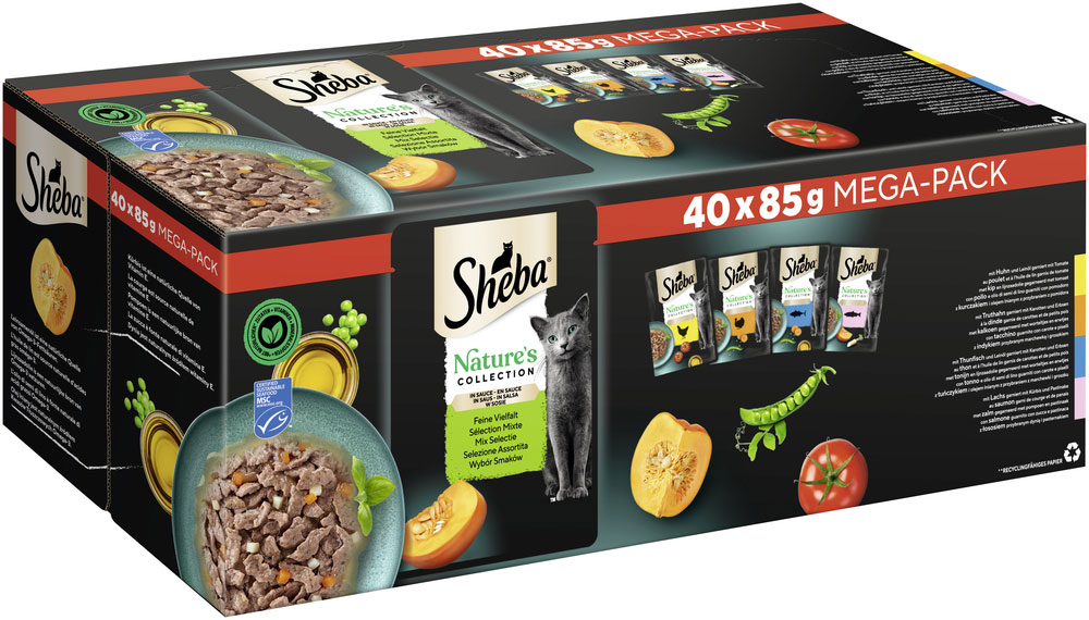 Sheba - Multipack Natures Collection Feine Vielfalt MSC - 1 x 40X85g - 2