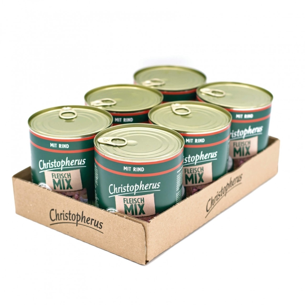 Allco Christopherus - Fleischmix mit Rind - 6 x 800g - 2