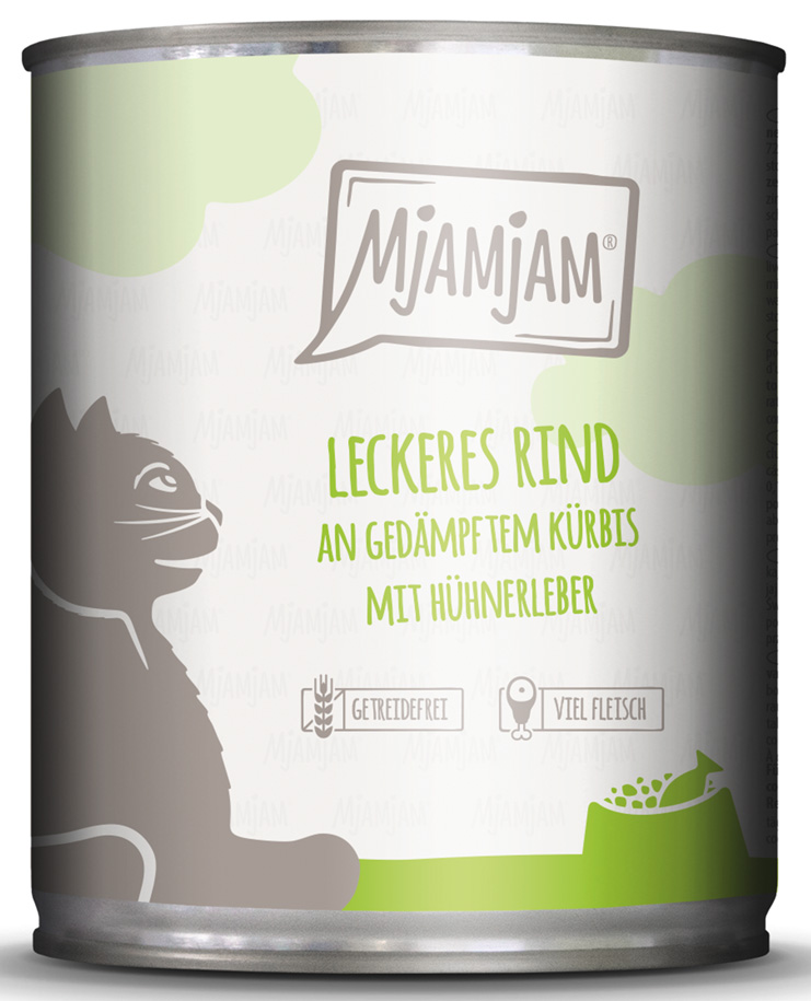 leckeres Rind an gedämpften Kürbis