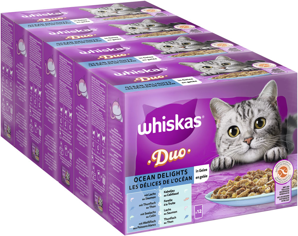 Whiskas - Whiskas Multipack Duo Ocean Delight in Gelee - 1 x 12X85g - 2