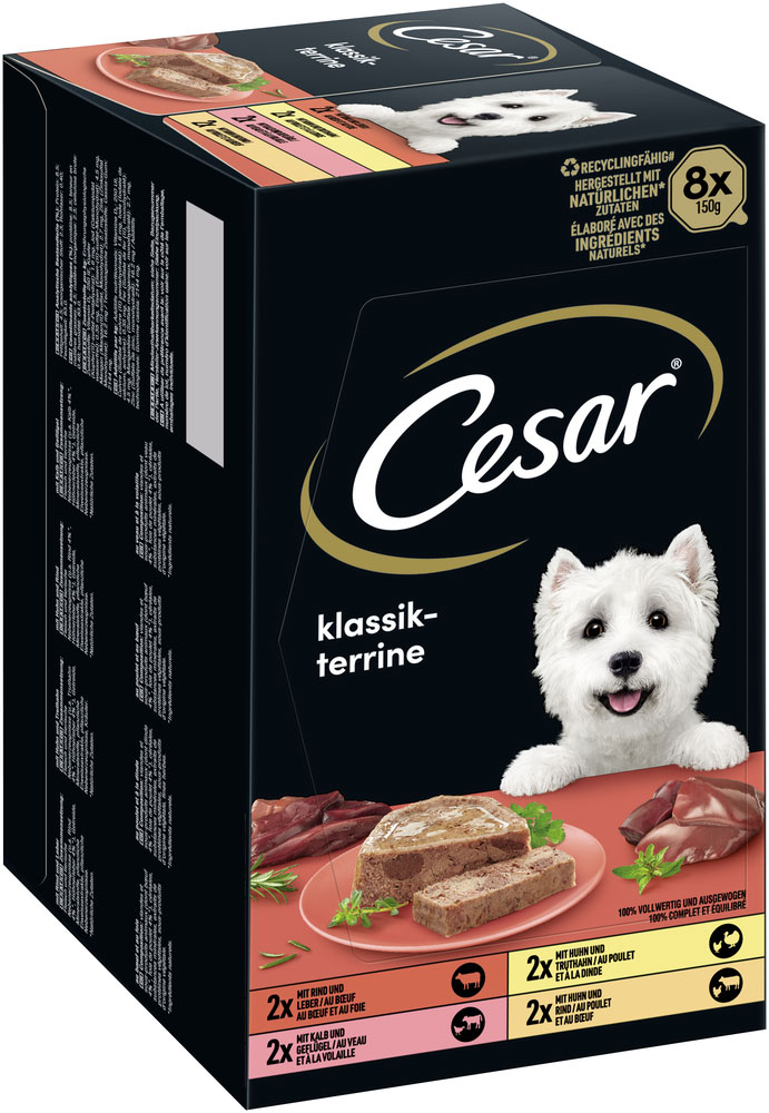 Cesar - Multipack Klassik-Terrine - 3 x 1200g - 3