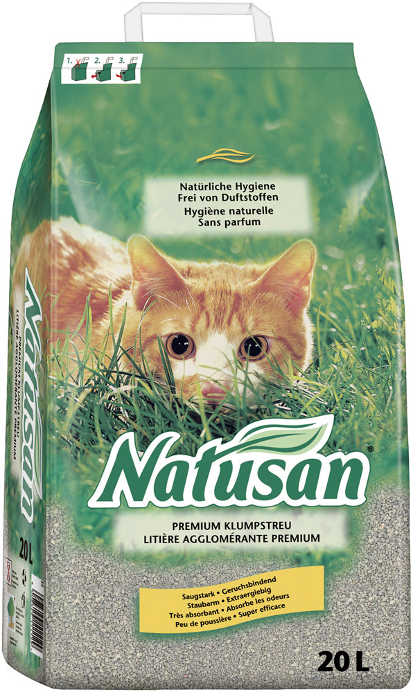 Natusan - Premium Klumpstreu - 1 x 20 Liter - 2