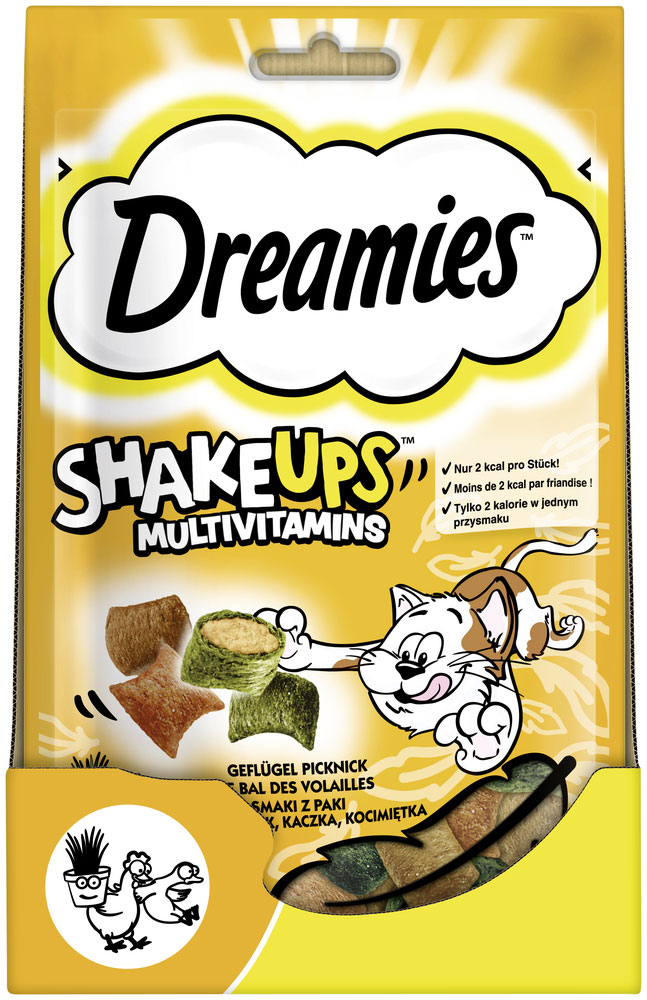 Dreamies - Shake Ups mit Geflügel - 6 x 55g - 3