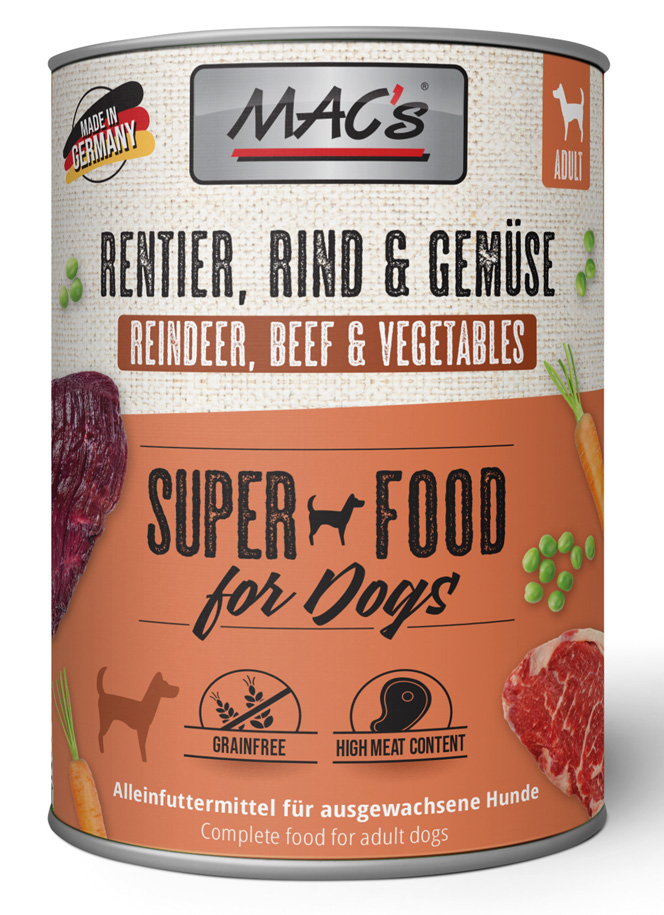 DOG Rentier & Gemüse