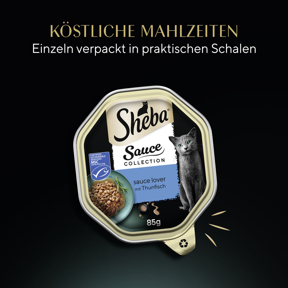 Sheba - Sauce Collection Lover mit Thunfisch - 22 x 85g - 6