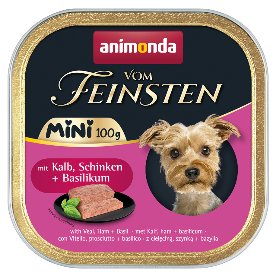vom Feinsten Adult Mini Kalb, Schinken + Basilikum