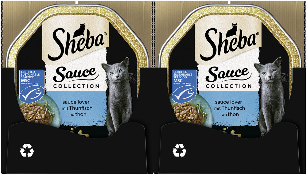Sheba - Sauce Collection Lover mit Thunfisch - 22 x 85g - 3