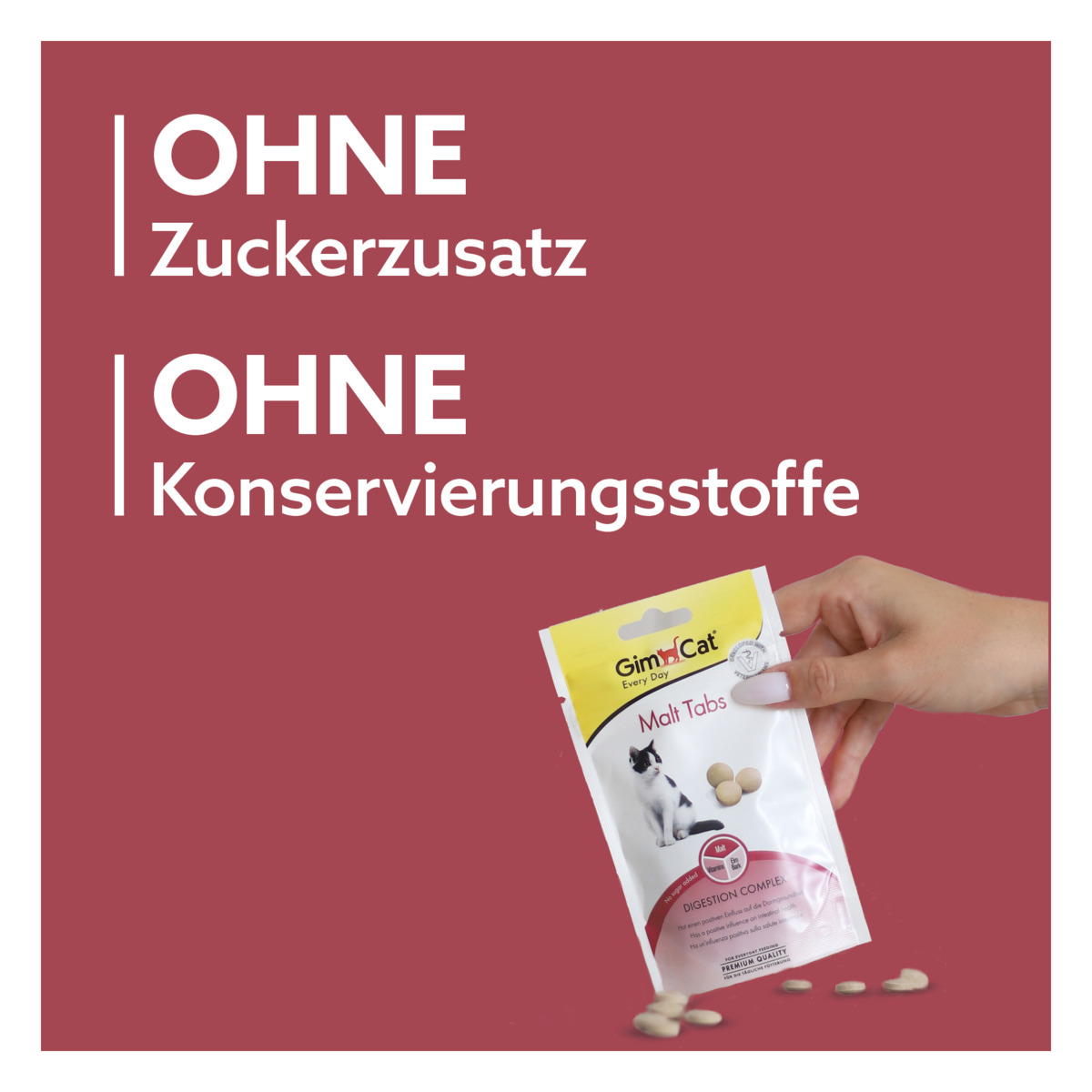 GimCat - Malt Tabs - 8 x 40g - 4