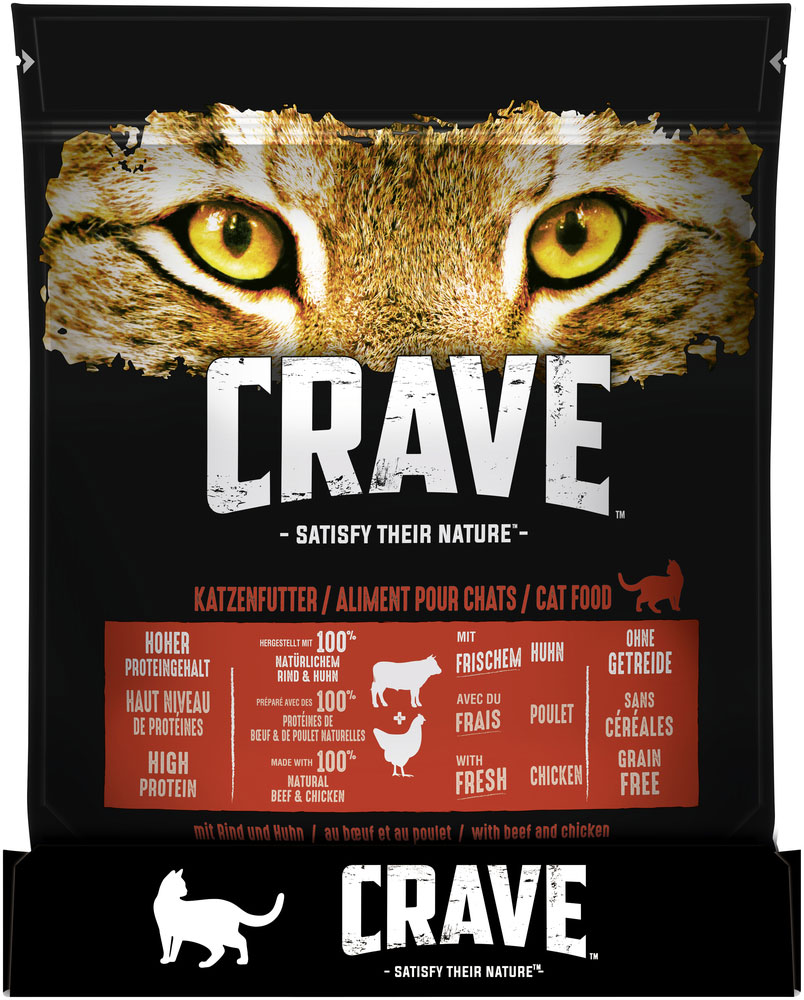 Crave - Adult mit Rind & Huhn - 1 x 750g - 3