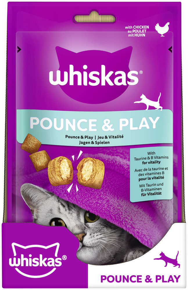 Whiskas - Pounce + Play mit Huhn - 8 x 45g - 3