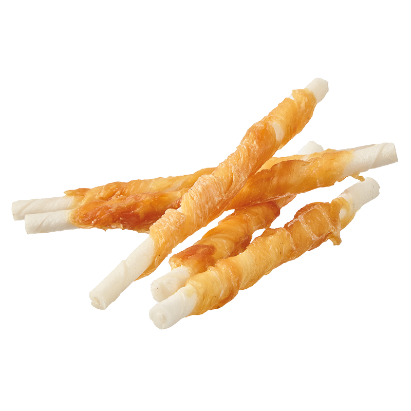 Primox Kauer Kaustange mit Huhn 200 g knackige Rinderhaut mit zartem Hühnerfleisch