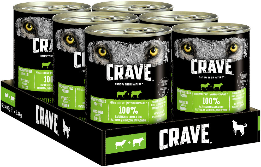 Crave - mit Lamm und Rind - 6 x 400g - 2